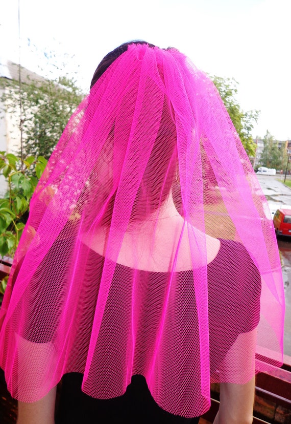 Pink veil