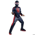 Spiderman muscle chest miles morales costume