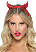 Latex devil horn headband