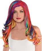 Rainbow wig