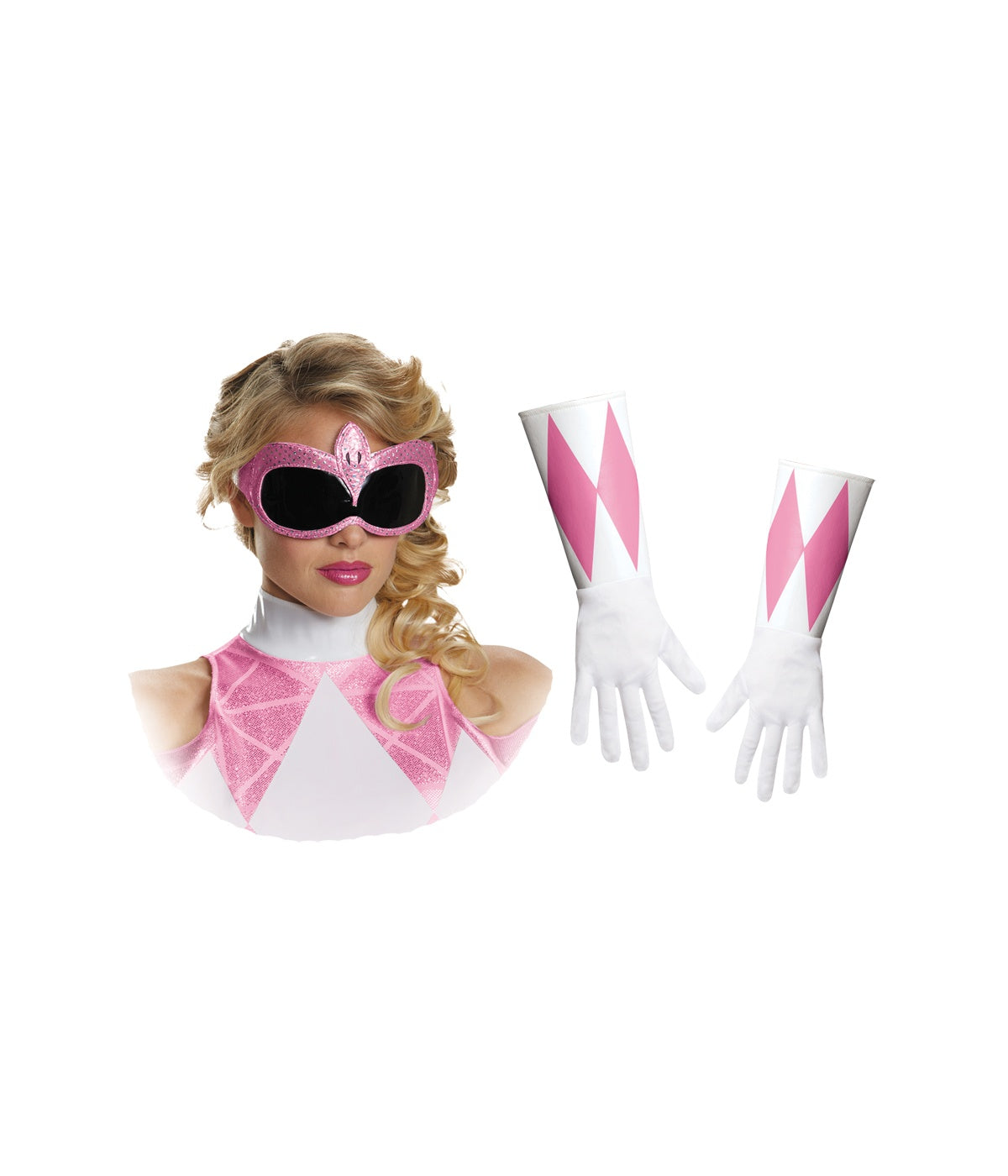 Power Rangers mask and gloves one size