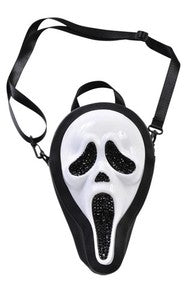 Crossbody ghost face bag