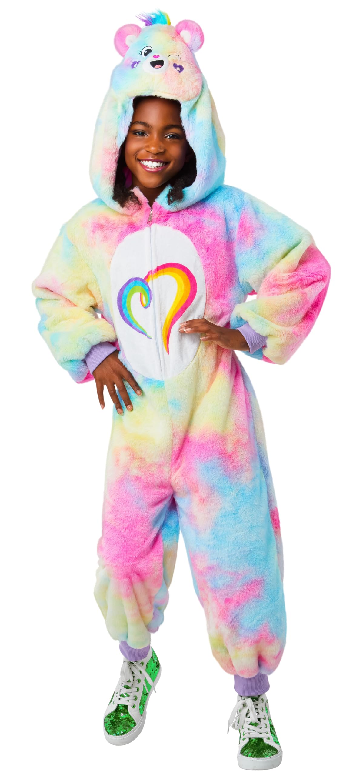 Care bears hooded jumpsuit