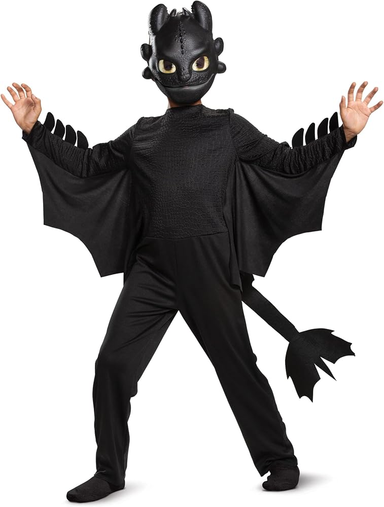 Dragons Toothless Kids Costume