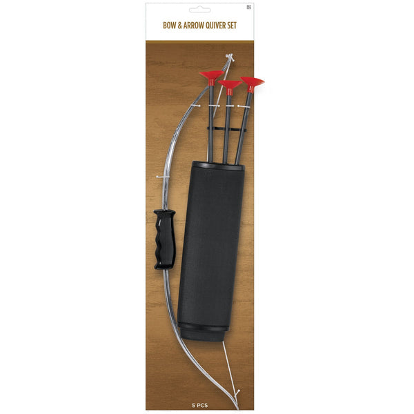 Bow and arrow quiver set