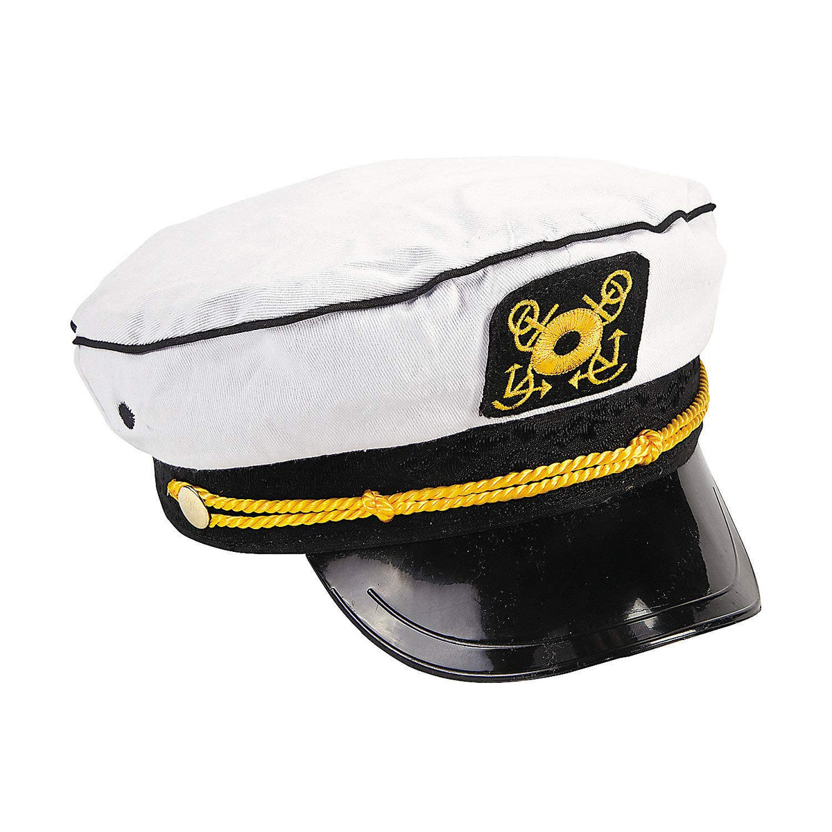 Navy hat white
