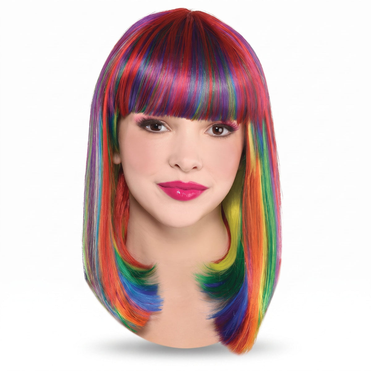 Rainbow wig