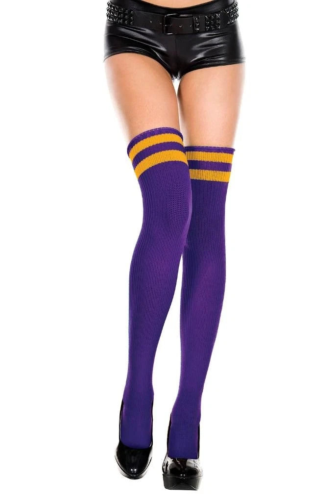 Thigh hi with stripped top