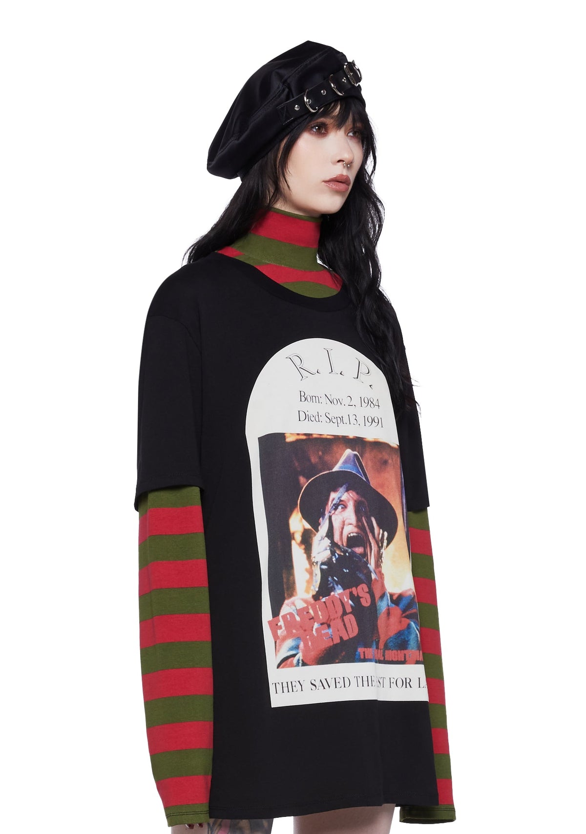 Freddy Dead Nightmare On Elm Street Long Sleeve Shirt